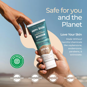 Happy Ocean applied on arm demonstrating buildable glow benefit