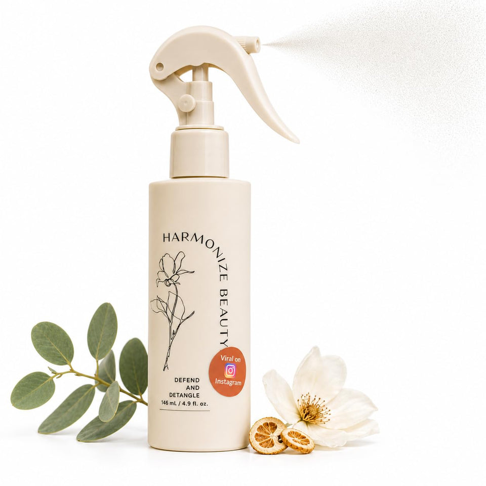 Harmonize Beauty front bottle view showing product and branding for easy identification