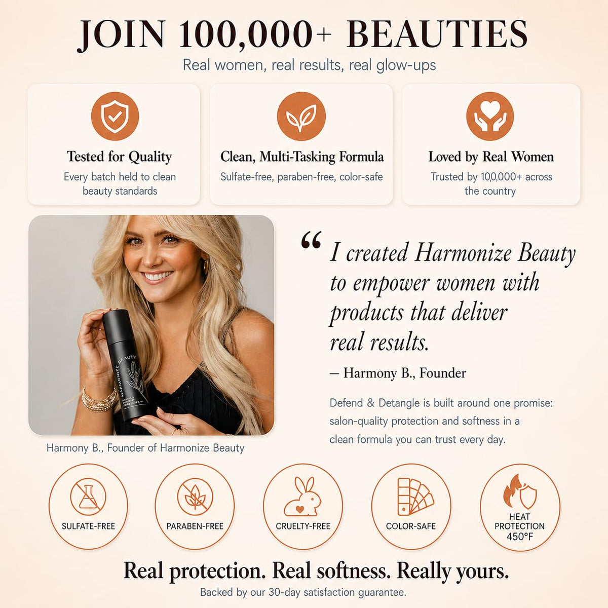 Harmonize Beauty travel-ready product in bag for quick touch-up convenience