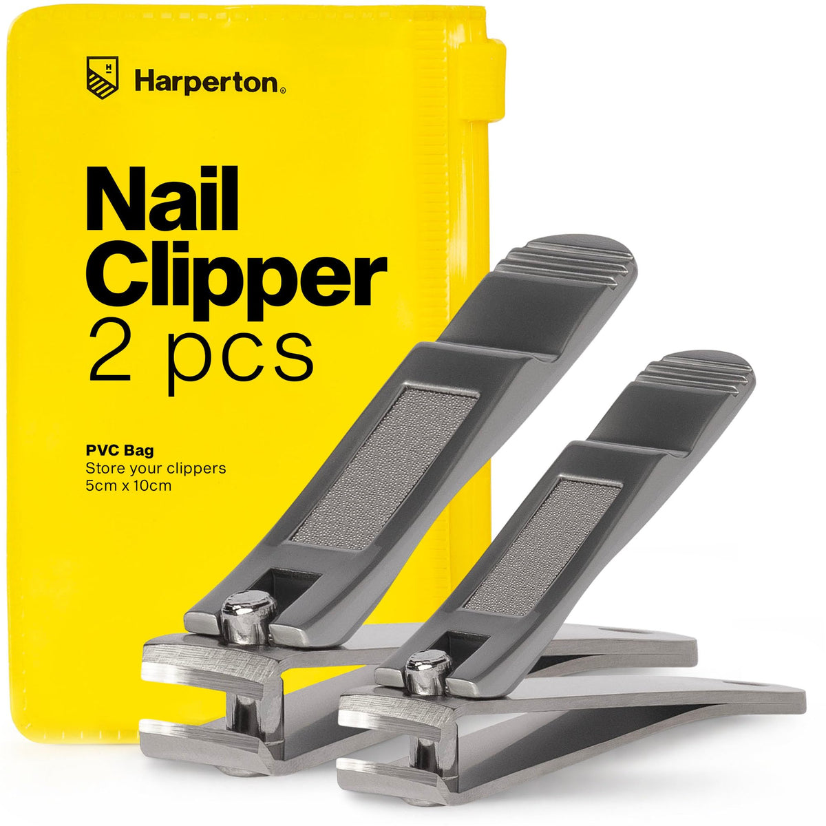 Harperton front view of clippers in pouch showing compact travel benefit