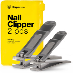Harperton front view of clippers in pouch showing compact travel benefit