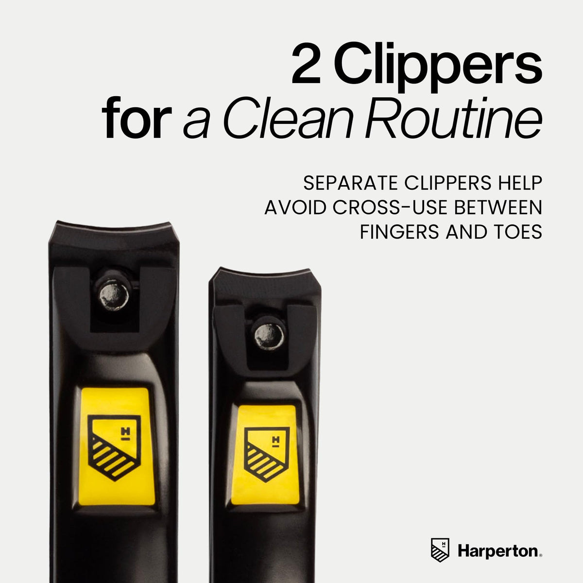 Harperton textured ergonomic handle close-up, better grip and reduced slipping benefit