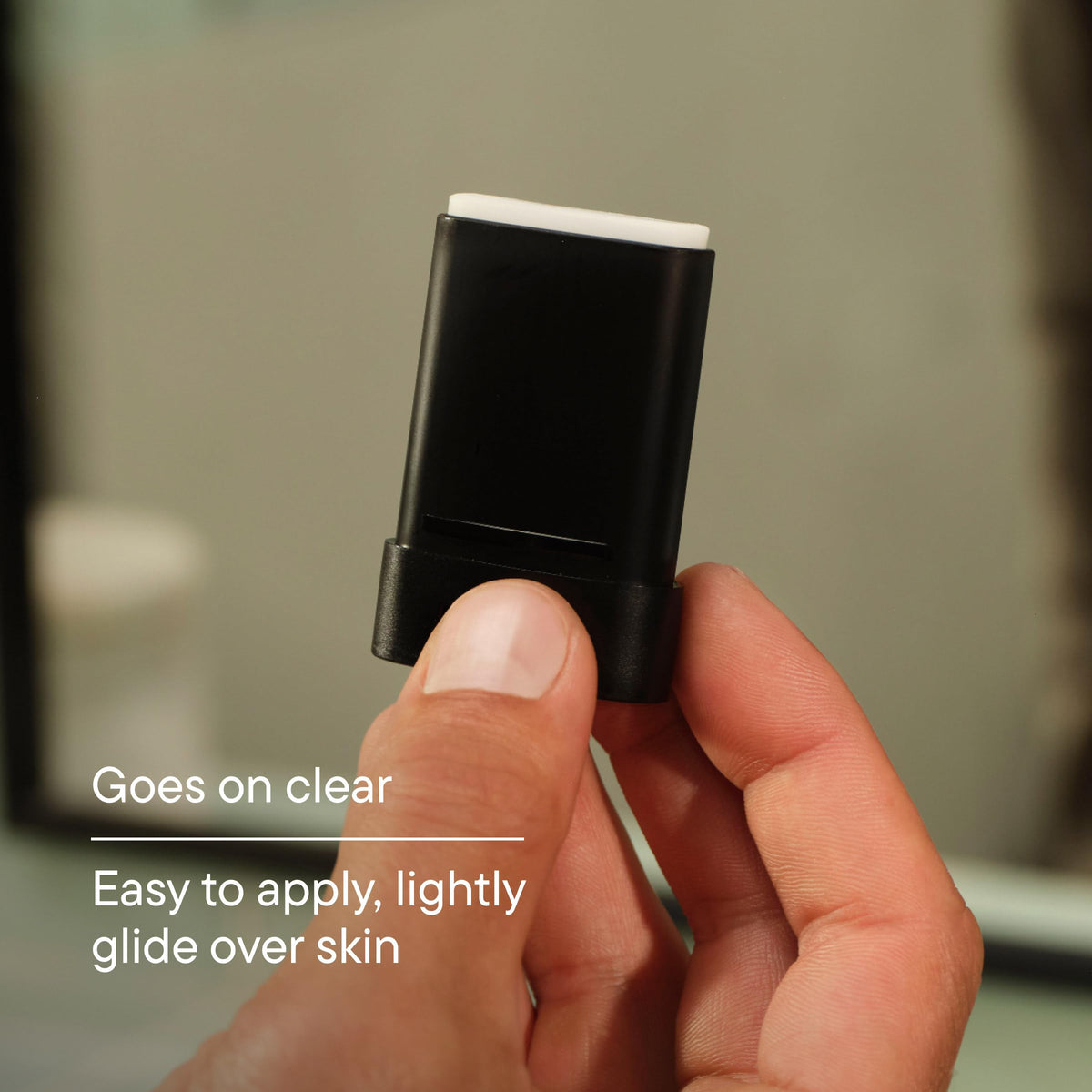 Harry's close-up of stick texture showing smooth oil-absorbing surface