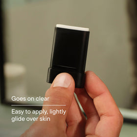 Harry's close-up of stick texture showing smooth oil-absorbing surface