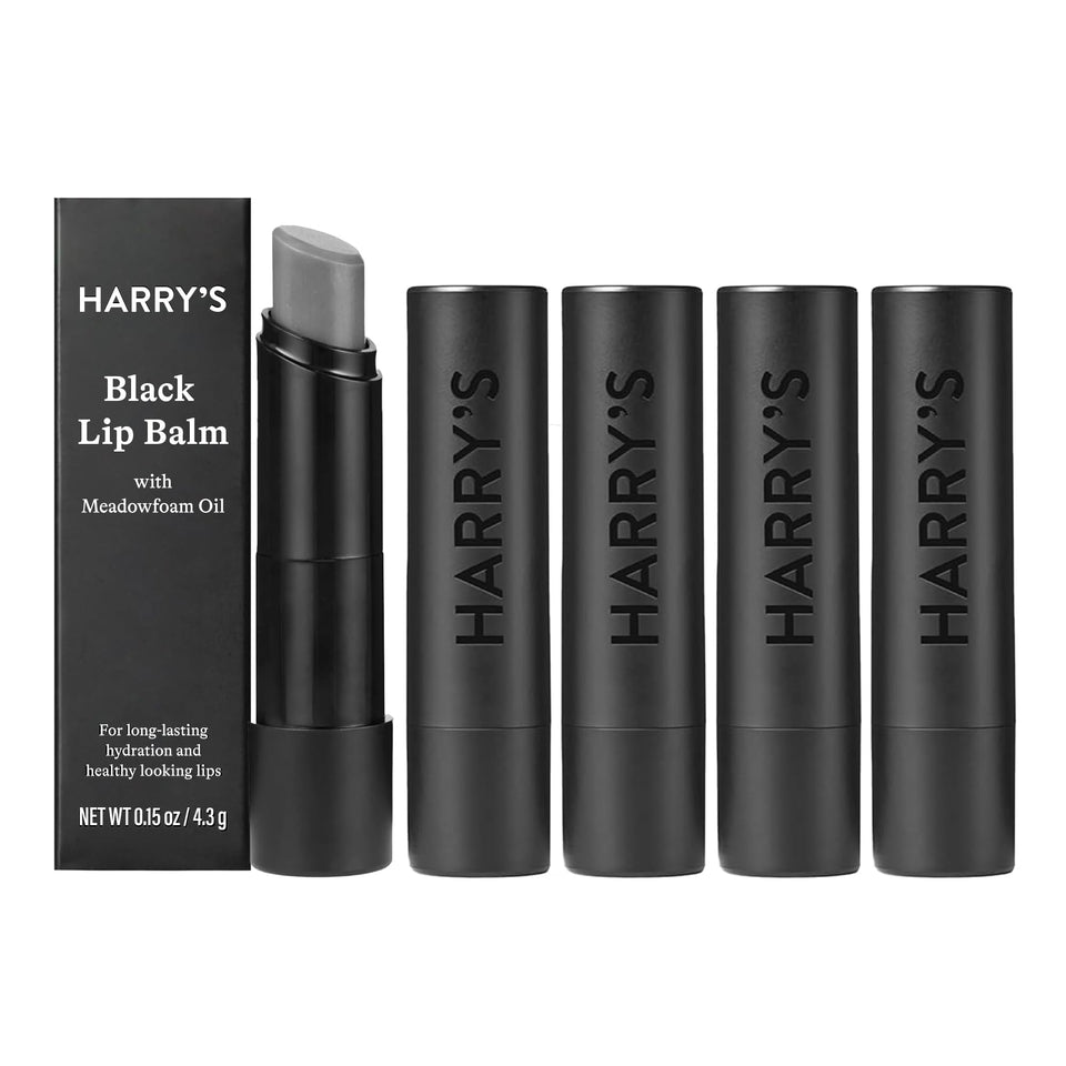 Harry's front tube showing sleek matte black design and easy handling