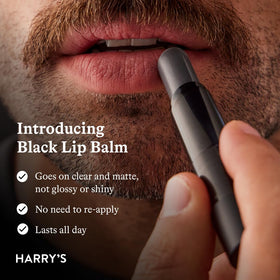Harry's with meadowfoam oil drop highlighting nourishing ingredient benefits