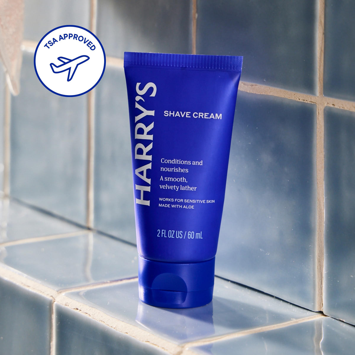 Harry's close-up lather showing rich foam for smoother, cushioned shaving
