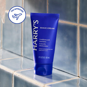 Harry's close-up lather showing rich foam for smoother, cushioned shaving