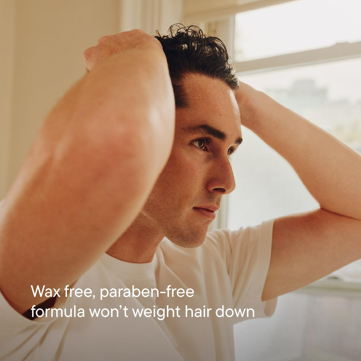 Harry's cream dispensed on palm highlighting creamy texture for even distribution