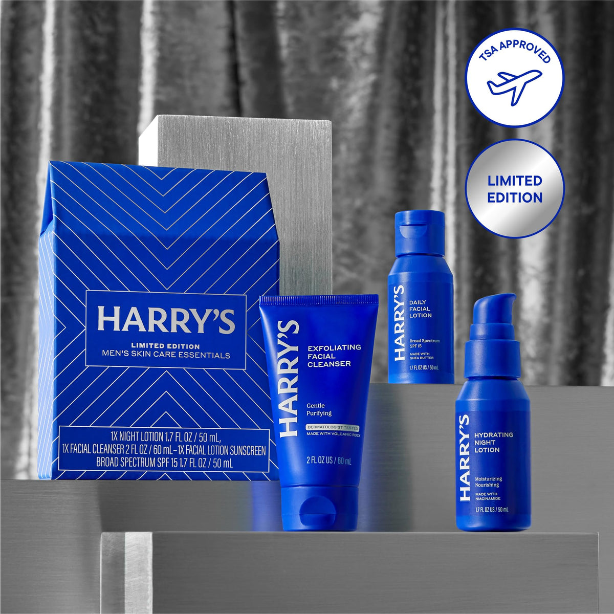 Harry's exfoliating face wash texture close-up showing volcanic rock beads for smooth skin
