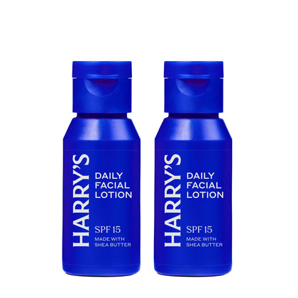 Harry's front packaging showing two 1.7 fl oz bottles and product name for easy identification