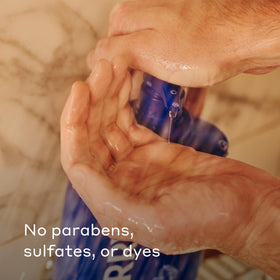 Harry's close-up of thick lather demonstrating rich foam and conditioning benefit