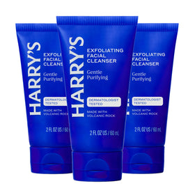 Harry's front packaging travel size showing three tubes and convenience