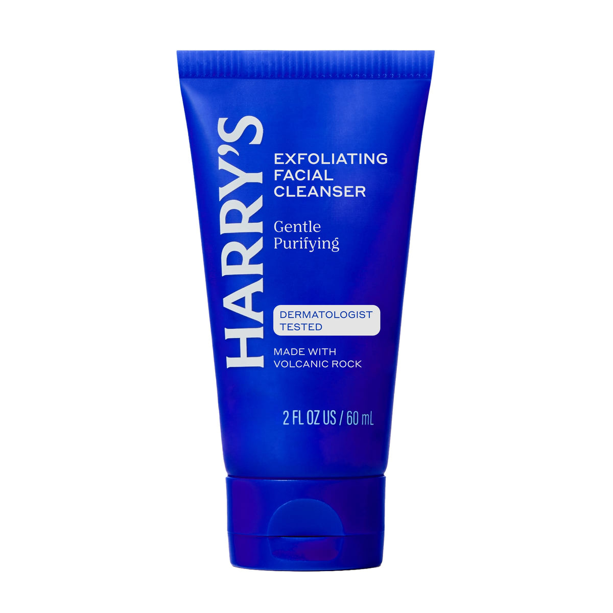 Harry's product label close-up showing ingredients and paraben-free assurance