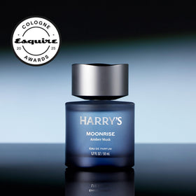 Harry's Moonrise close-up of liquid texture highlighting amber hue benefit: rich concentration