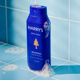 Harry's thick lather texture on hand demonstrating creamy cleansing benefit