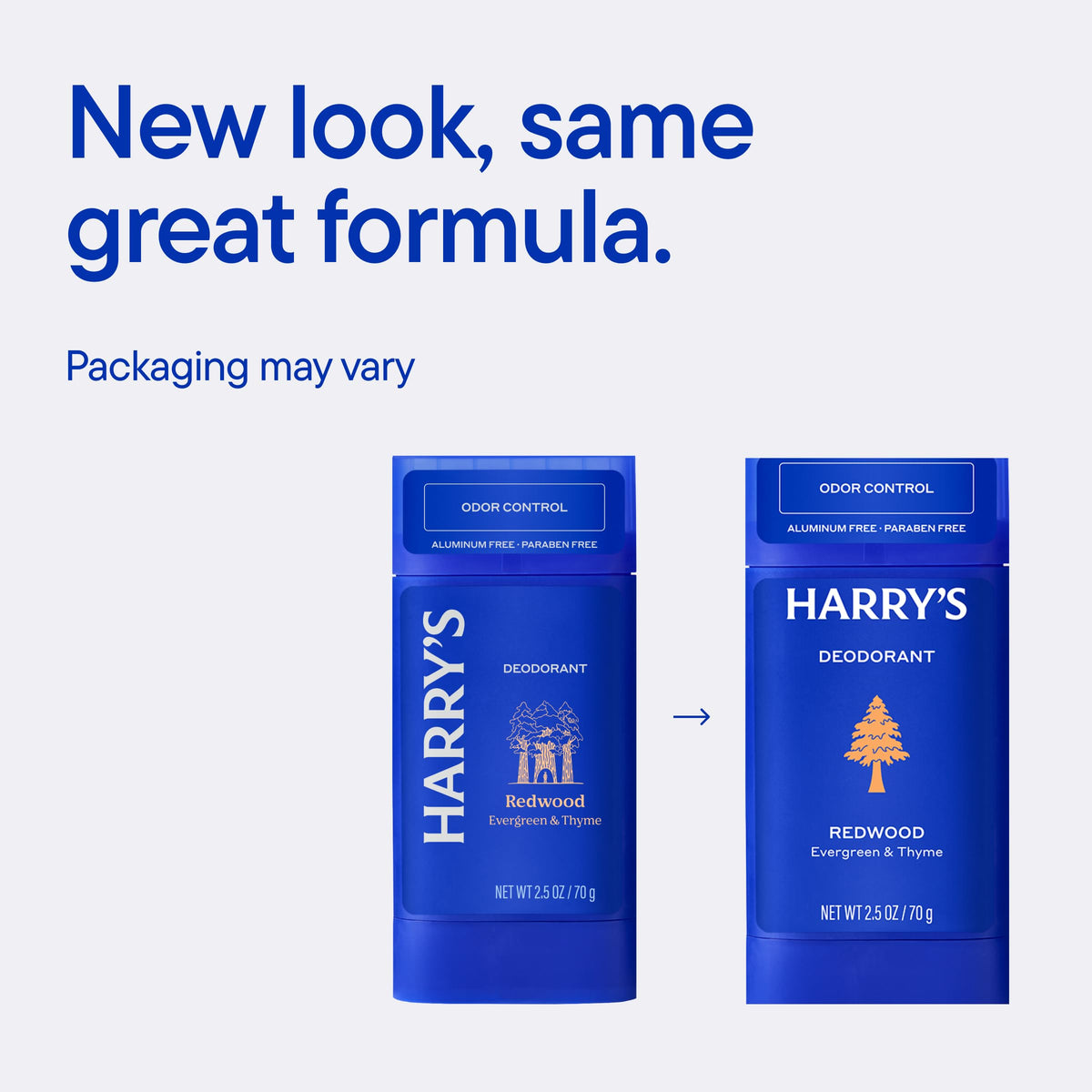Harry's deodorant texture swipe illustrating non-sticky feel