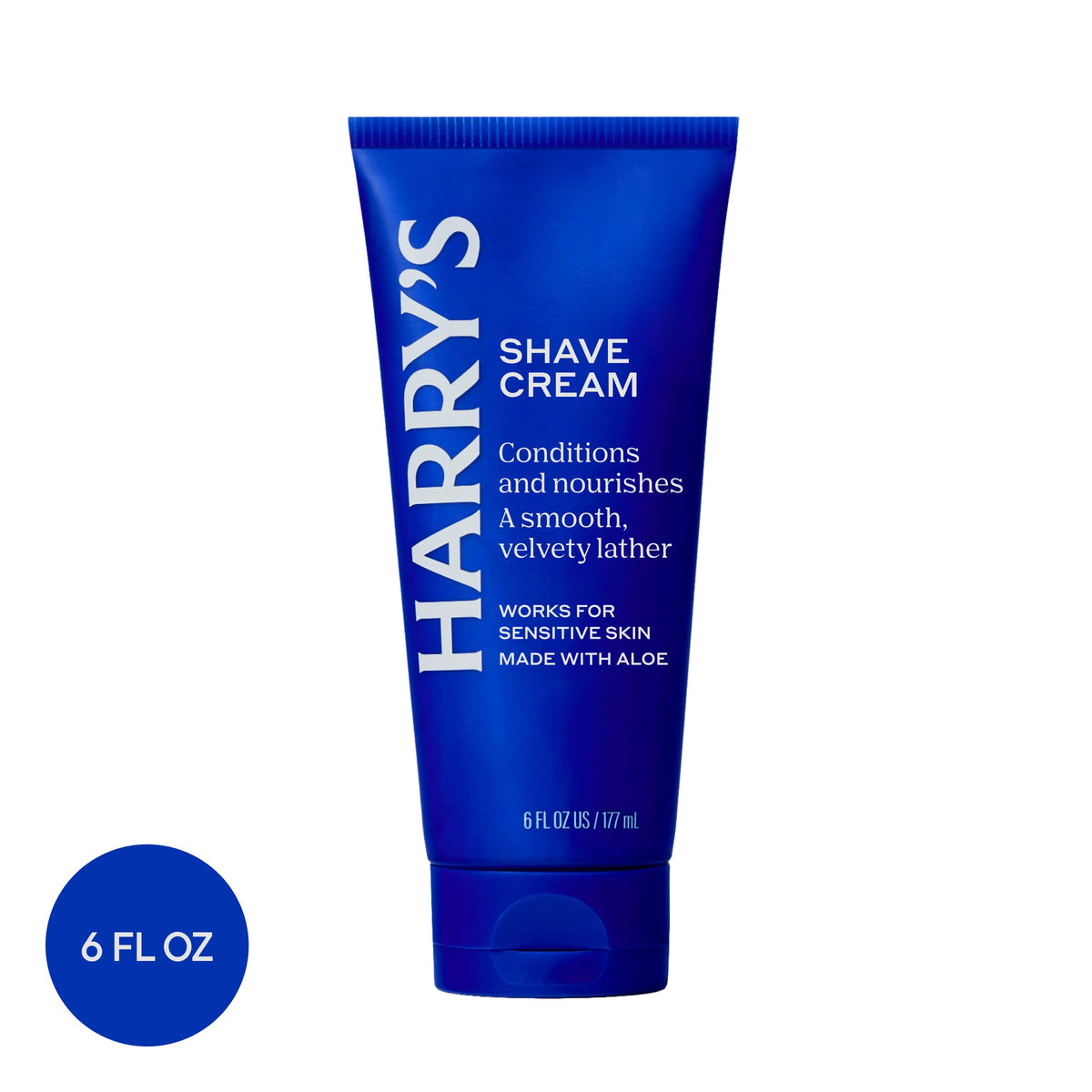 Close shot of Harry's cream on skin showing clear visibility for styling