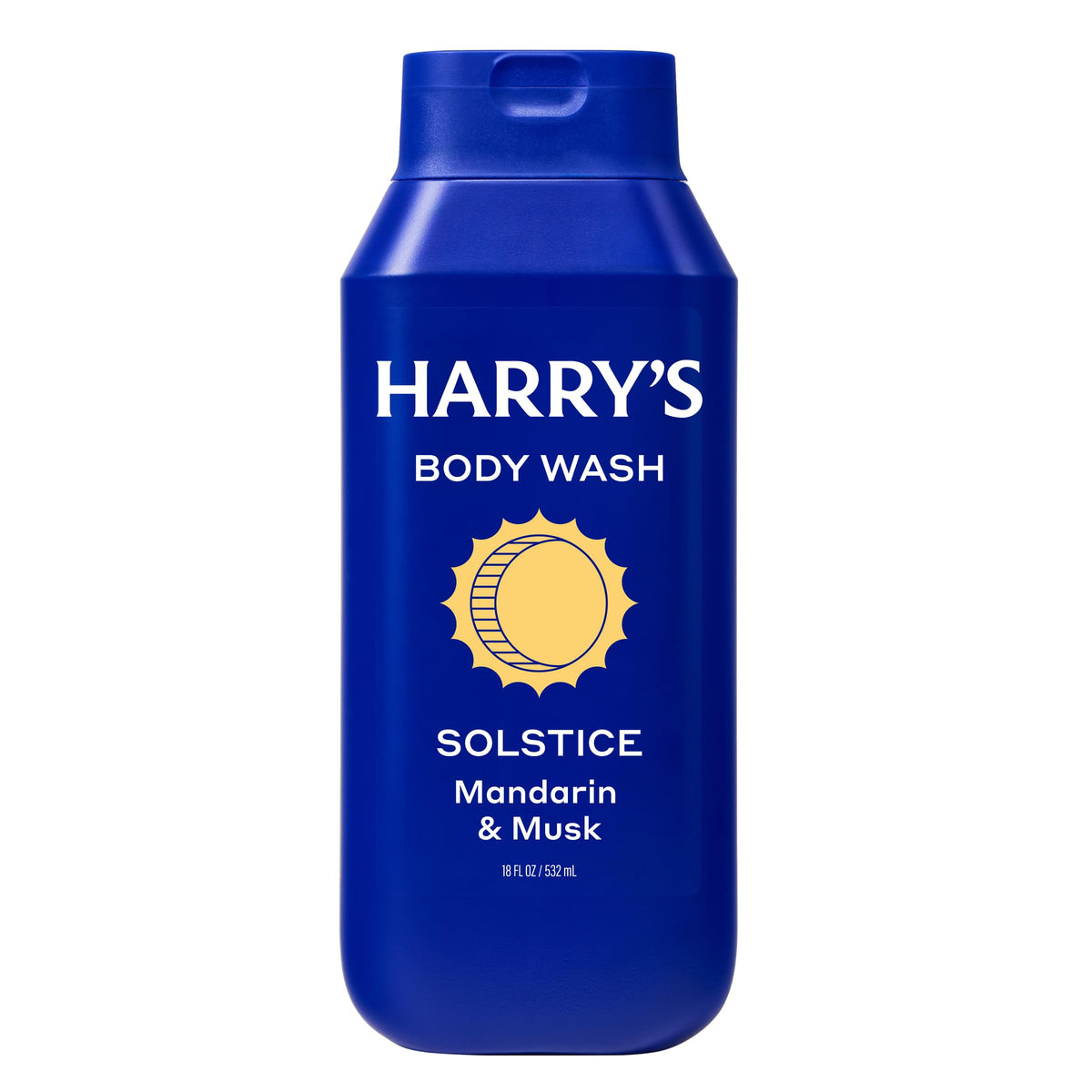 Harry's bottle cap and pump showing easy dispensing and shower convenience