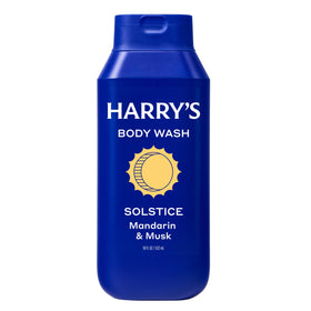 Harry's bottle cap and pump showing easy dispensing and shower convenience
