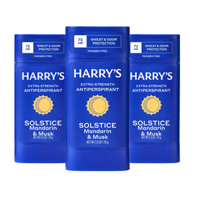 Harry's Solstice front packaging showing 3-pack and key protection