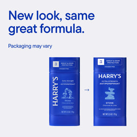 Harry's Stone on a bathroom vanity showing everyday grooming use