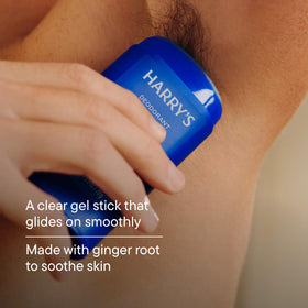 Harry's Stonescent ingredients display with ginger and lime for soothing benefits