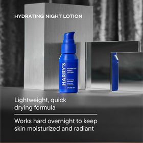 Harry's three items arranged to illustrate the complete cleanse-protect-hydrate routine