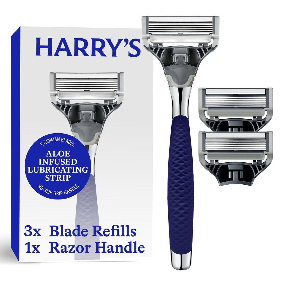 Harry's Winston handle front view showing balanced weight and control