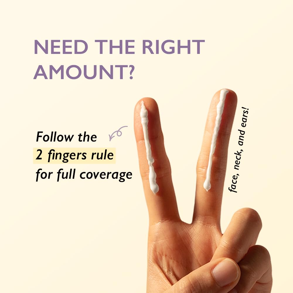 HARUHARU two-finger application showing coverage technique for full protection