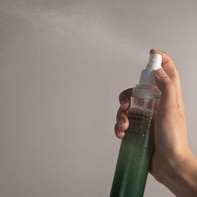 HARUHARU mist fine spray nozzle demonstrating even coverage benefit