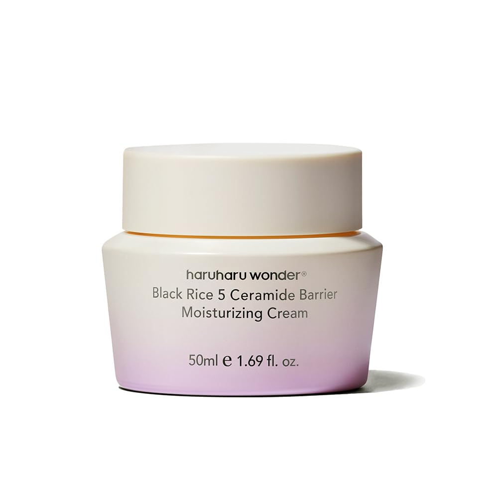 HARUHARU jar front view showing packaging and moisturizing benefits