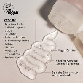 HARUHARU gel texture close-up highlighting smooth hydrating consistency for gentle exfoliation