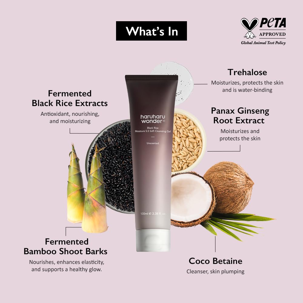 HARUHARU ginseng root extract close-up signaling soothing and conditioning benefit