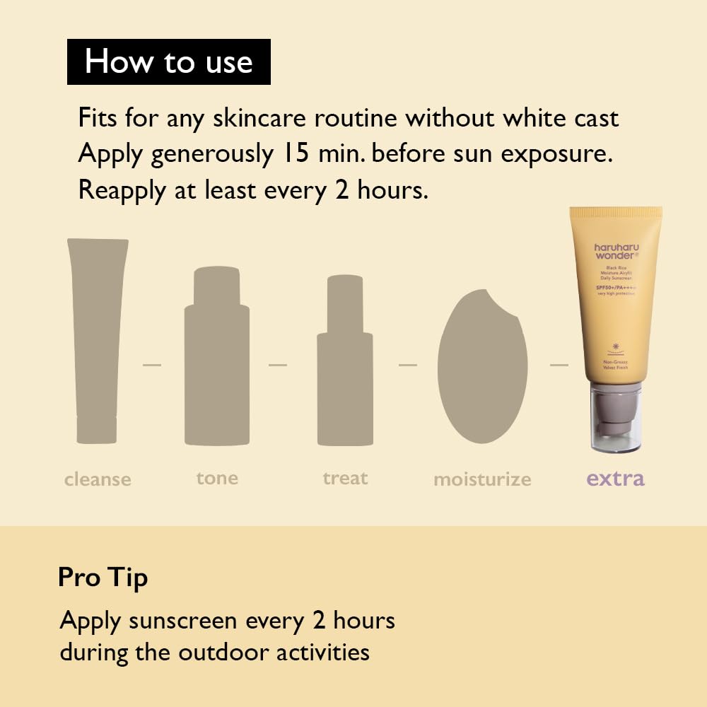 HARUHARU sunscreen in a travel bag lifestyle image for on-the-go protection