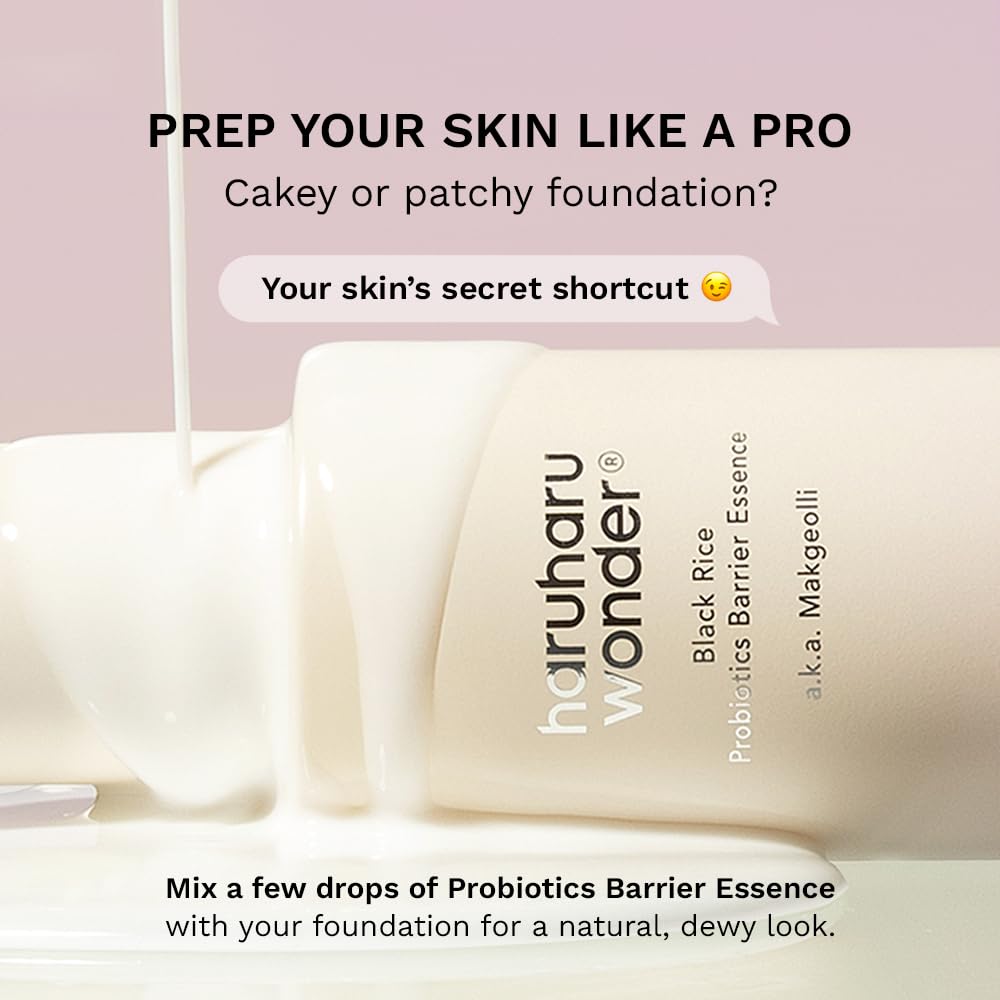 HARUHARU used as makeup primer under foundation for smoother application