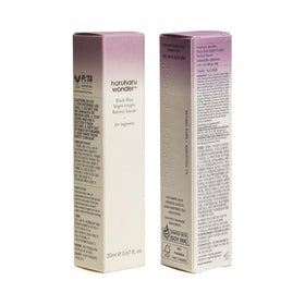 HARUHARU packaging label and directions showing ingredient transparency and usage guidance benefit