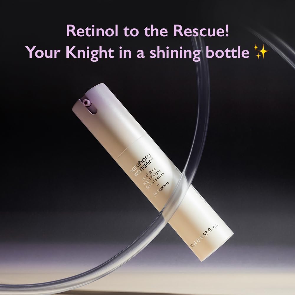 HARUHARU airless pump detail preserving retinol potency and providing precise dosing