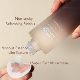 HARUHARU toner texture close-up showing lightweight hydrating finish