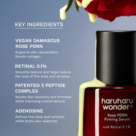 HARUHARU creamy serum texture on skin demonstrating smooth finish