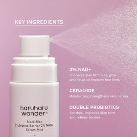 HARUHARU texture droplet on hand highlighting lightweight hydrating feel