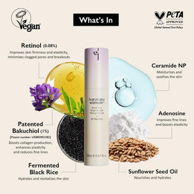 HARUHARU texture of serum dispensed showing lightweight, fast-absorbing formula benefit: easy application