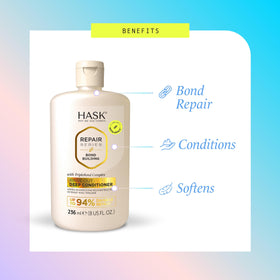HASK application in shower demonstrating easy use and thorough coverage