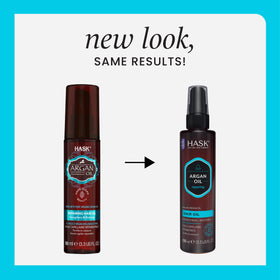 HASK close-up of oil texture highlighting lightweight absorbent formula benefit