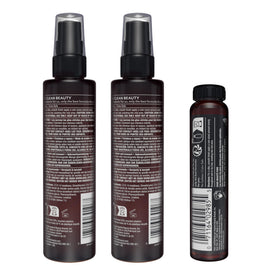 HASK lifestyle shot in bathroom styling routine illustrating salon-like results