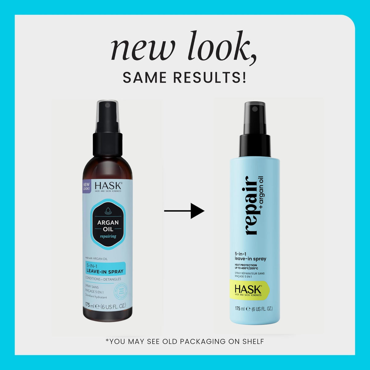 HASK leave-in spray nozzle close-up for precise application and easy styling