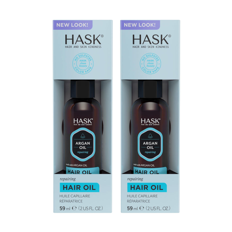 HASK front packaging showing two repair oil pumps for convenient use