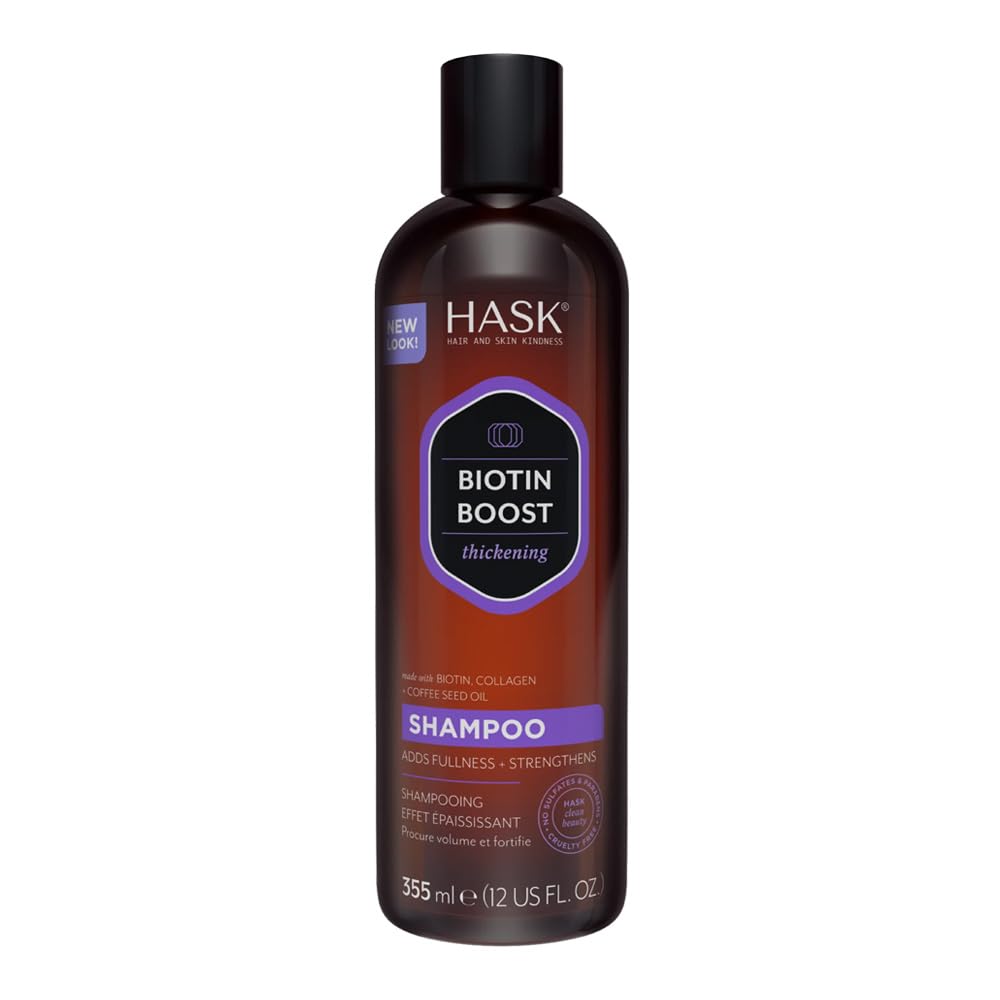 HASK bottle front packaging showing product and volume benefit