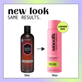 HASK close-up of keratin texture highlighting hair-strengthening benefit