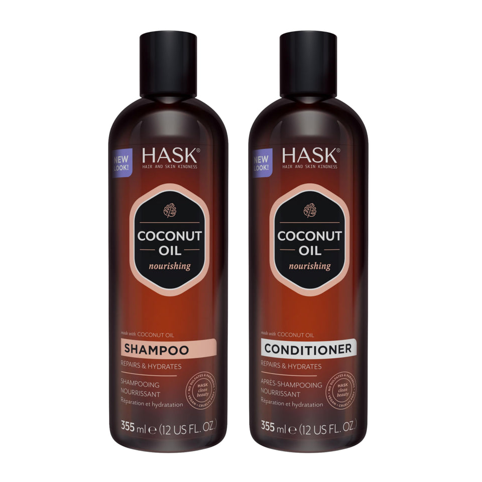 HASK front packaging showing set and clear product benefit